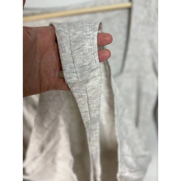 Free People Intimately Beside Me Ribbed Square Neck LS Bodysuit Size Large Wm's - Picture 10 of 11